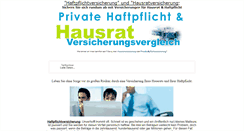 Desktop Screenshot of hausrat-haftpflicht-versicherung.de