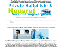 Tablet Screenshot of hausrat-haftpflicht-versicherung.de